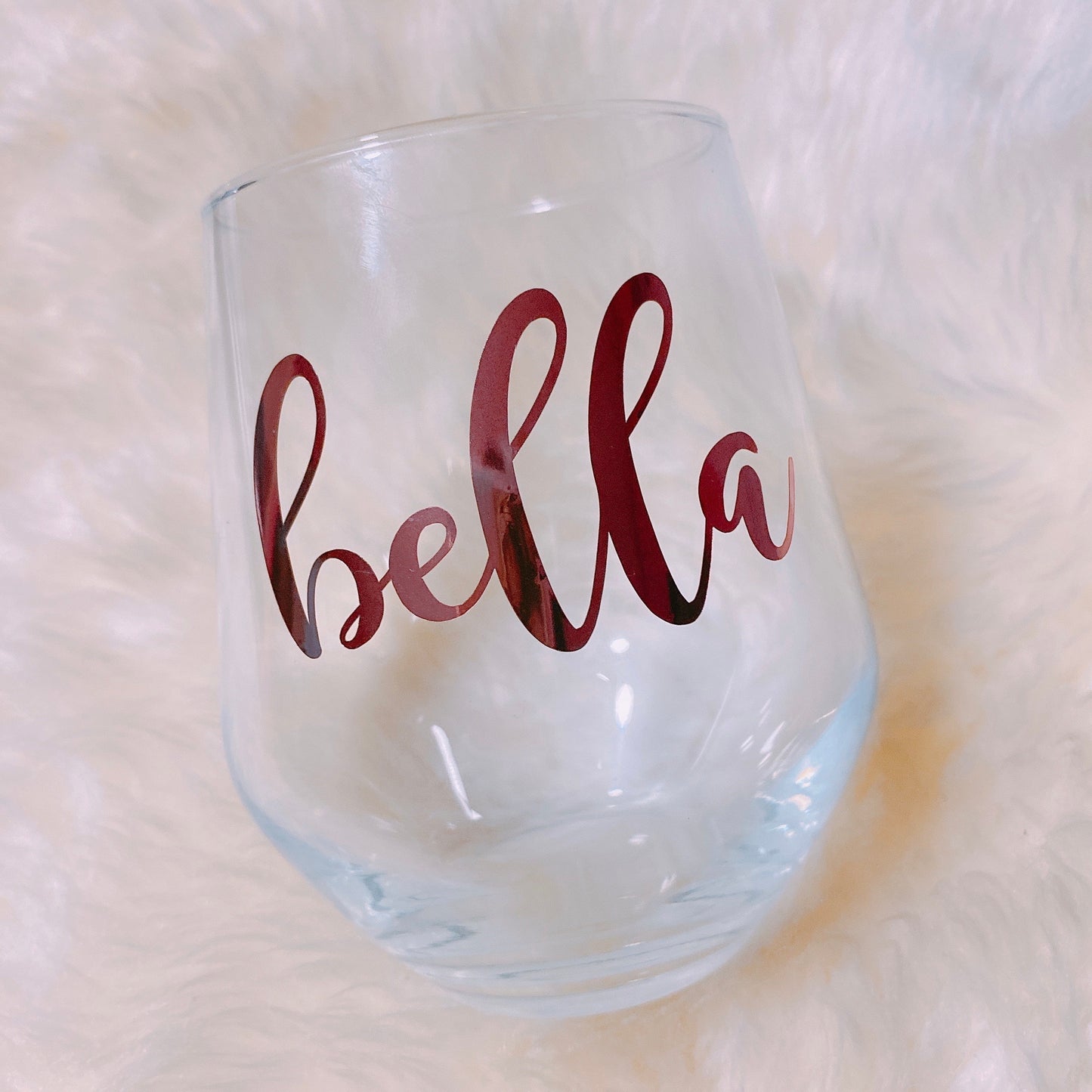 Chic Stemless Wine Glass