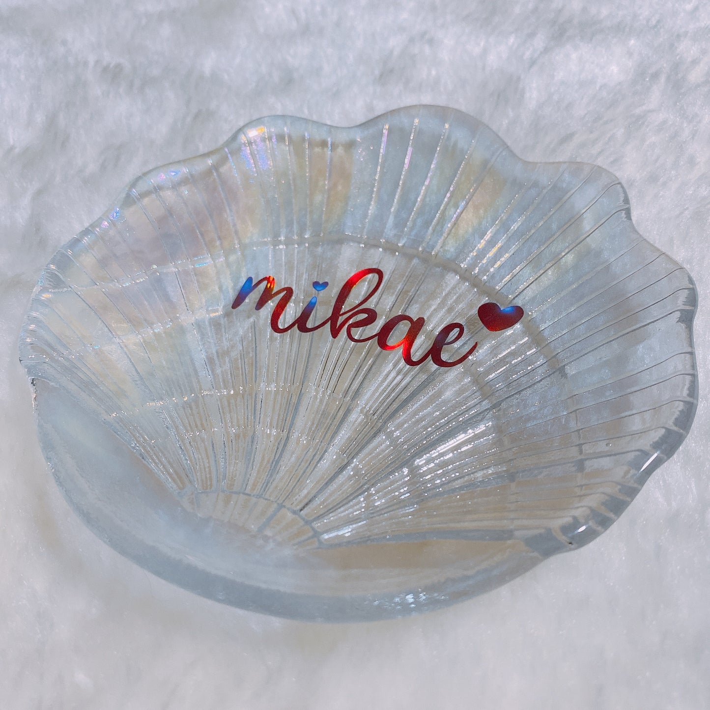 Iridescent Mermaid Shell Trinklet Tray